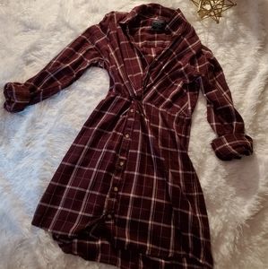 Abercrombie flannel dress
